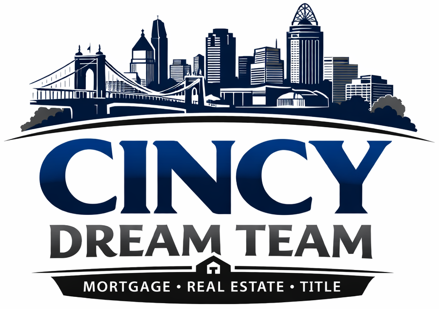 Logo for Cincy Dream Team, specializing in mortgage, real estate, and title services.